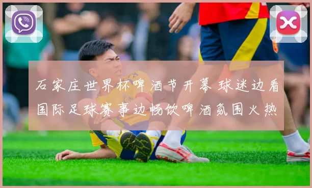 石家庄世界杯啤酒节开幕 球迷边看国际足球赛事边畅饮啤酒氛围火热
